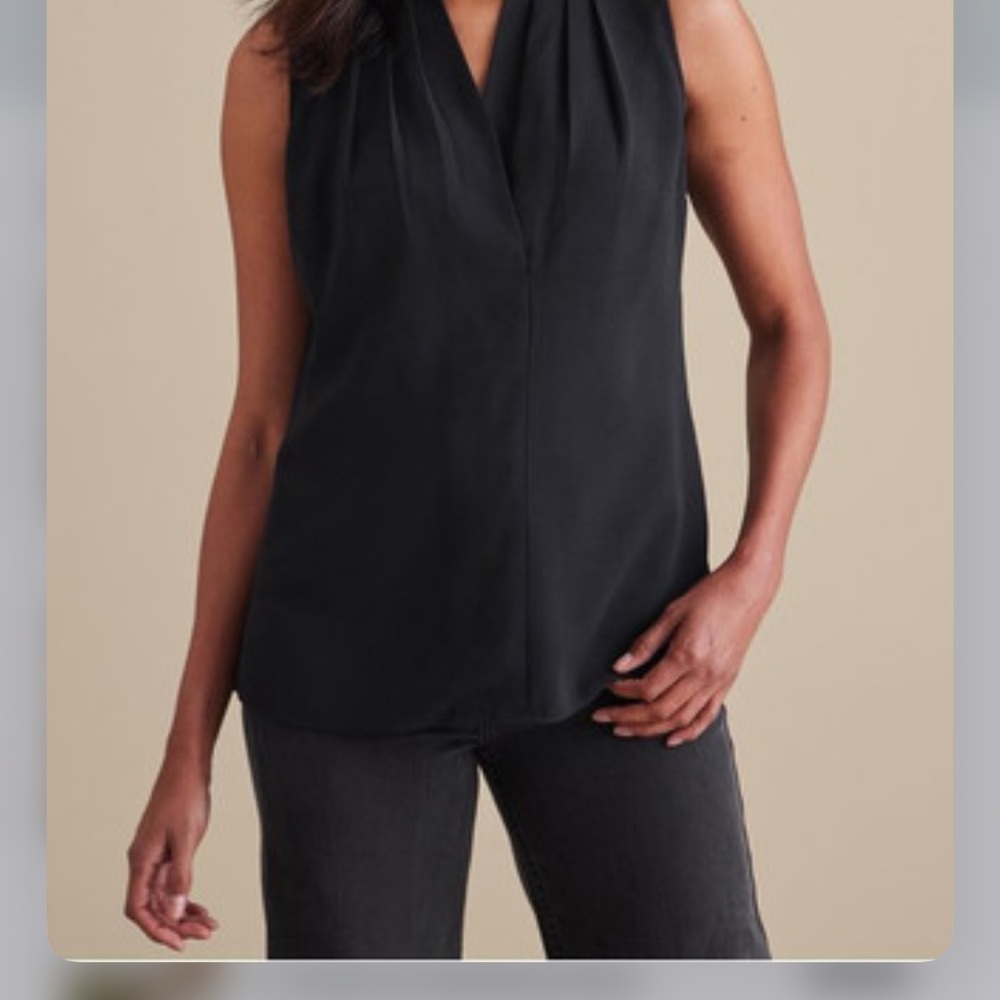 Elegant Black Sleeveless Top